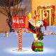 Lucktree Christmas Lighted Mailbox & Penguin