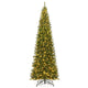 Lucktree 12ft Pre-Lit Artificial Christmas Tree with 360° Quick Power Connector