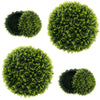 Lucktree 2 PCS 22 Inch Artificial Cedar Topiary Ball, Round Faux Cypress Balls Outdoor, Fake Plant Sphere