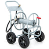 Lucktree Garden Hose Reel Cart - Water Hose Cart with 4 Wheels & Non-slip Grip