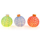 Lucktree Christmas Lighted Pop up Ornaments Set of 3, Outdoor Xmas Lighted Hanging Lanterns with Warm White LED Lights