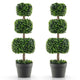 Lucktree 35?± Artificial Boxwood Topiary Tree