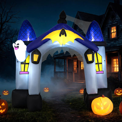 9FT/270 CM Halloween Inflatable Archway with LED Lights