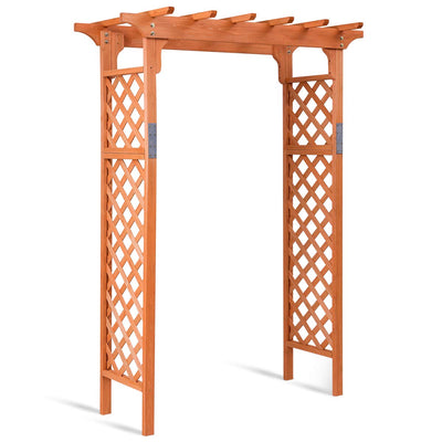Lucktree 88inch Wood Garden Arbor