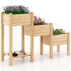 Lucktree Raised Garden Bed Set of 3
