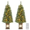 Lucktree 4ft Pre-Lit Christmas Tree for Entrances