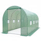 Lucktree 15 x 7 x 7 ft Walk-in Tunnel Greenhouse for Outdoors