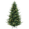 Lucktree 8ft Pre-lit Artificial Christmas Tree with 450 Warm White LED Lights, 1480 Branch Tips