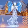 Lucktree 5.2 FT Christmas Lighted Iridescent Angel