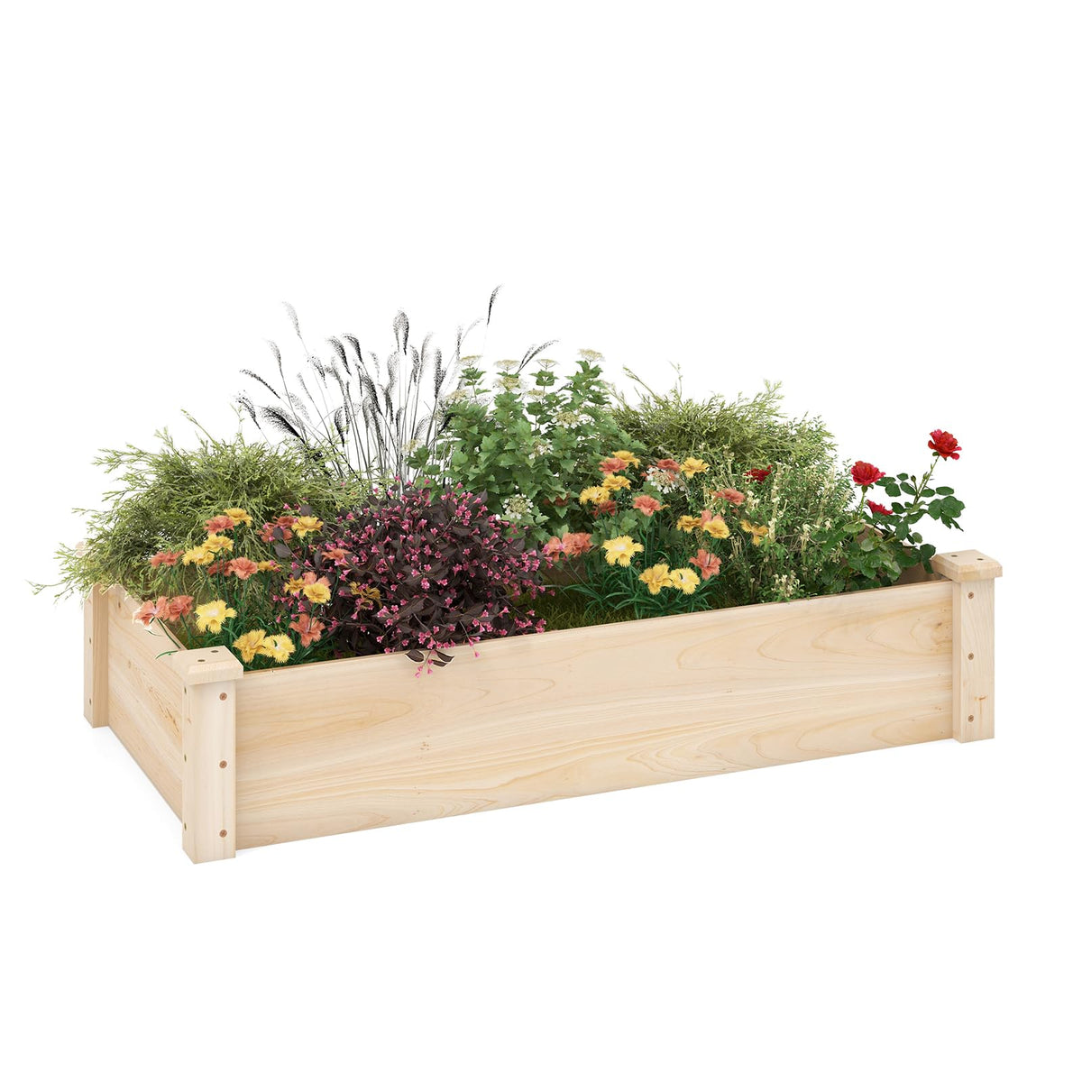 Lucktree Wooden Raised Garden Bed