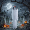 6.4 FT Halloween Animated Hanging Swinging Girl Creepy Doll