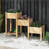 Lucktree Raised Garden Bed Set of 3
