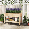 Lucktree 47”x23”x33” Wood Planter Box