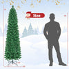 Lucktree 6ft / 7ft / 8ft Fiber Optic Pencil Christmas Tree Xmas Full Tree for Home Office Holiday Decor
