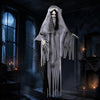 Lucktree 6 FT Animated Halloween Ghost Bride Decoration with Lighted Eyes