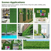 Lucktree 12PCS 20x20inch Artificial Boxwood Panels Garden Privacy Fence Screen