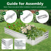 Lucktree Galvanized Raised Garden Bed