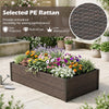 Lucktree Raised Garden Bed for Vegetables Flowers Herbs