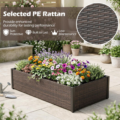 Lucktree Raised Garden Bed for Vegetables Flowers Herbs