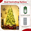 Lucktree 6FT | 7FT | 8FT Pre-Lit Remote Control Artificial Christmas Tree with Warm White LED Lights