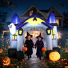 9FT/270 CM Halloween Inflatable Archway with LED Lights
