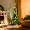 Lucktree Prelit Pencil Christmas Tree, 4.5FT Premium Hinged Fir Tree - LucktreeUS
