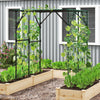 Lucktree Outdoor Grape Vine Trellis for Climbing Plants 79" x 59" x 78" Large Garden Arch