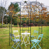 Lucktree Birdcage Shape Gazebo - 9.4' H x 6.8' W Metal Arch Trellis for Climbing Plants Clematis Vines