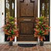 Lucktree Artificial Croton Palm Tree