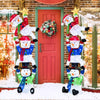 Lucktree 6 ft Christmas Stacked Snowman, 3D Pre-Lit Snowman Decoration w/ 155 LED Lights
