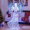 Lucktree 5.2 FT Christmas Lighted Iridescent Angel