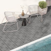 Lucktree 18/36 PCS Interlocking Deck Tiles - 12" x 12" Composite Decking Boards Waterproof All Weather