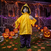 Halloween Animated Life Size Scary Boy with Light Up Eyes