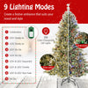 Lucktree 6ft / 7.5ft / 9ft Pre-Lit Artificial Christmas Tree with 360° Quick Power Connector