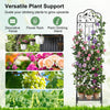 Lucktree Metal Garden Trellis for Climbing Plants