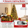 Lucktree Pre-Lit Christmas Tree with 8 Lighting Modes