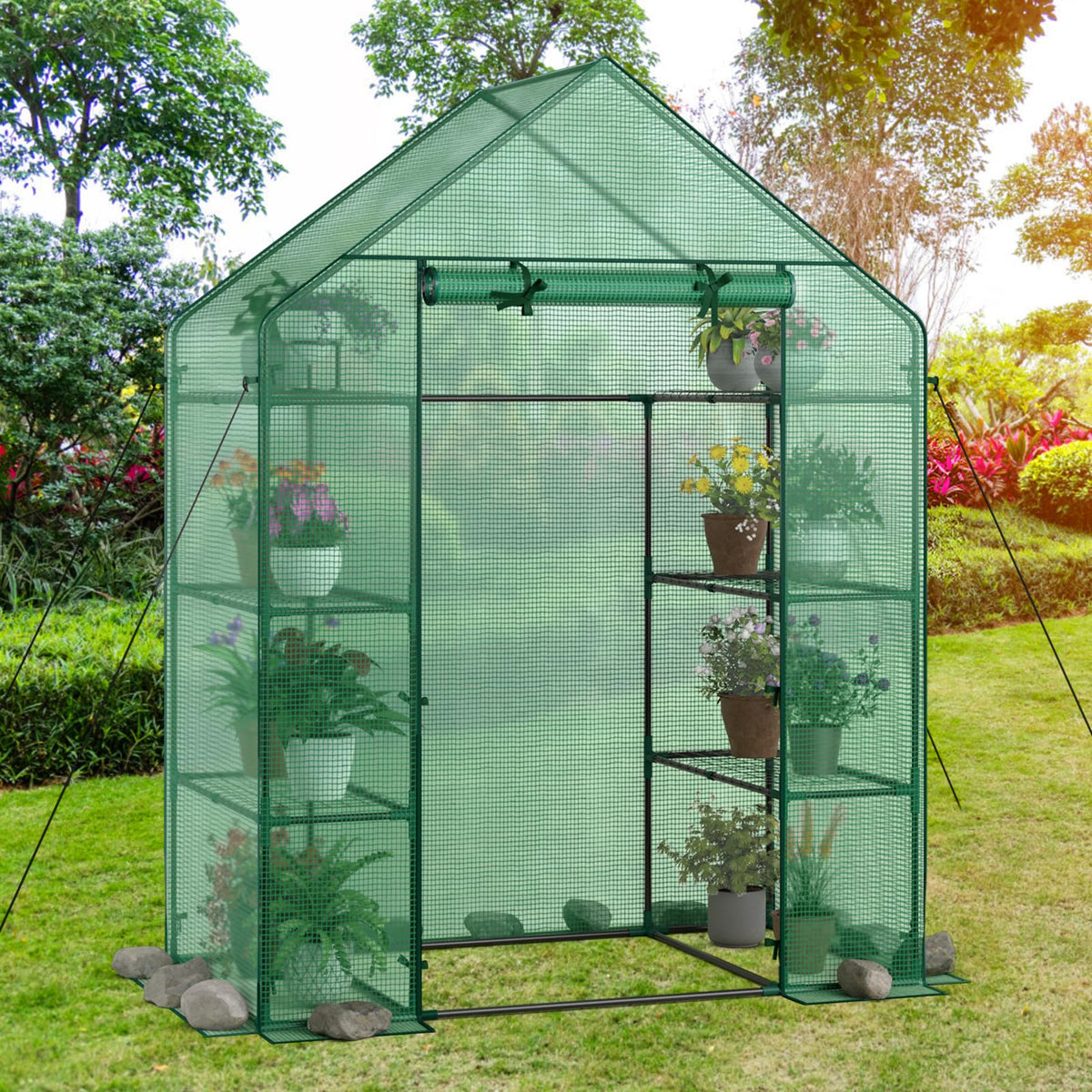 Greenhouse Outdoor Mini Walk-in Plant Green house for Plants