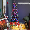 Lucktree 5ft Fiber Optic Pencil Christmas Tree Xmas Full Tree for Home Office Holiday Decor