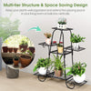 Lucktree 7 Tiers Metal Plant Stand Flower Pots Holder