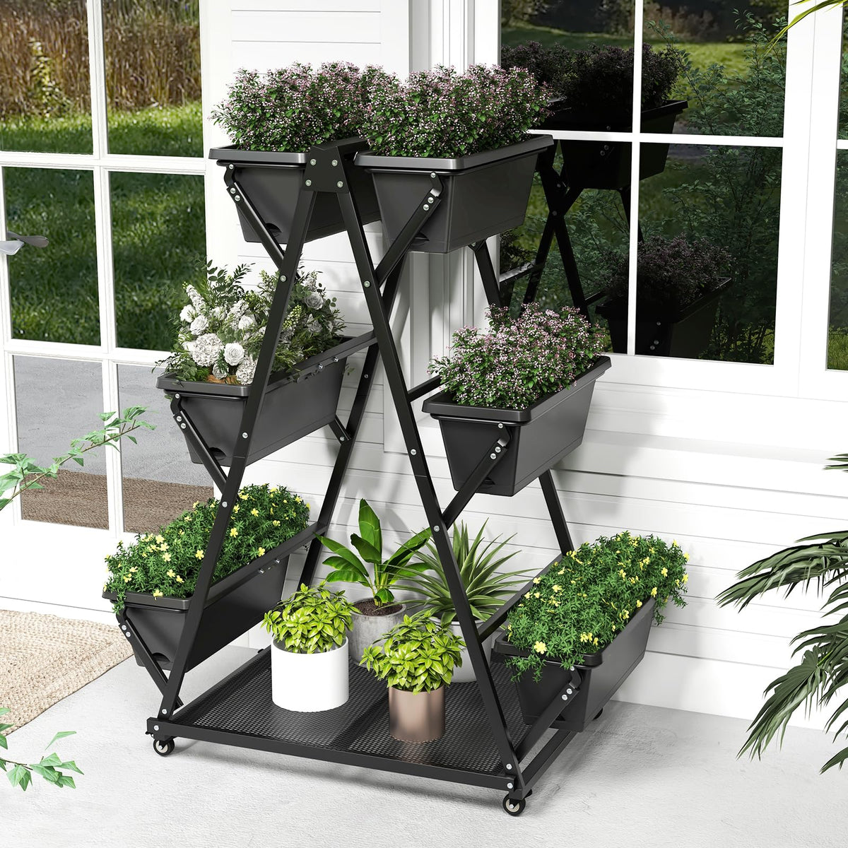 Lucktree 6-Tier Rolling Raised Garden Bed