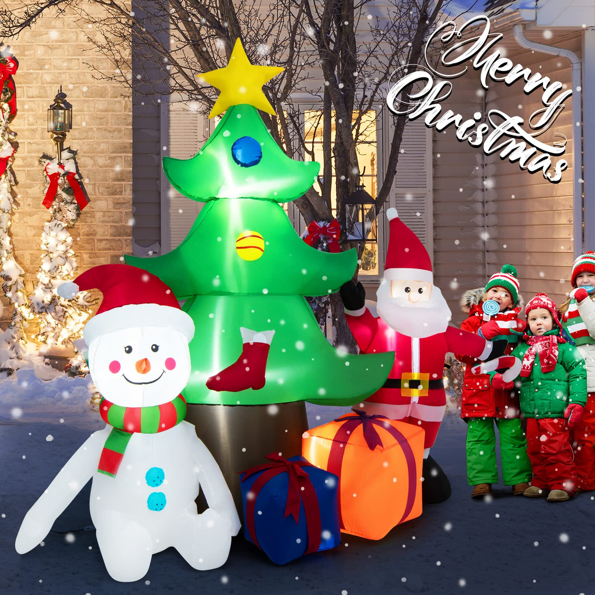 Lucktree 6.5FT Inflatable Christmas Decoration