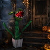 Lucktree Halloween Animated Standing Horror Piranha Plant Decoration