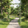 Lucktree 84'' Garden Arbor with Bird Feeding Station