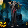 Lucktree 8.2 Ft Halloween Animatronics, Sound-Activated Werewolf with Light-up Eyes & Scary Sounds