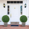 Lucktree 2 PCS 20 Inch Artificial Plant Topiary Ball, Round Faux Boxwood Balls Outdoor