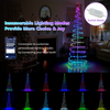 Lucktree 6 FT Spiral Christmas Tree, Outdoor Led Christmas Tree with 135 LED Lights - LucktreeUS