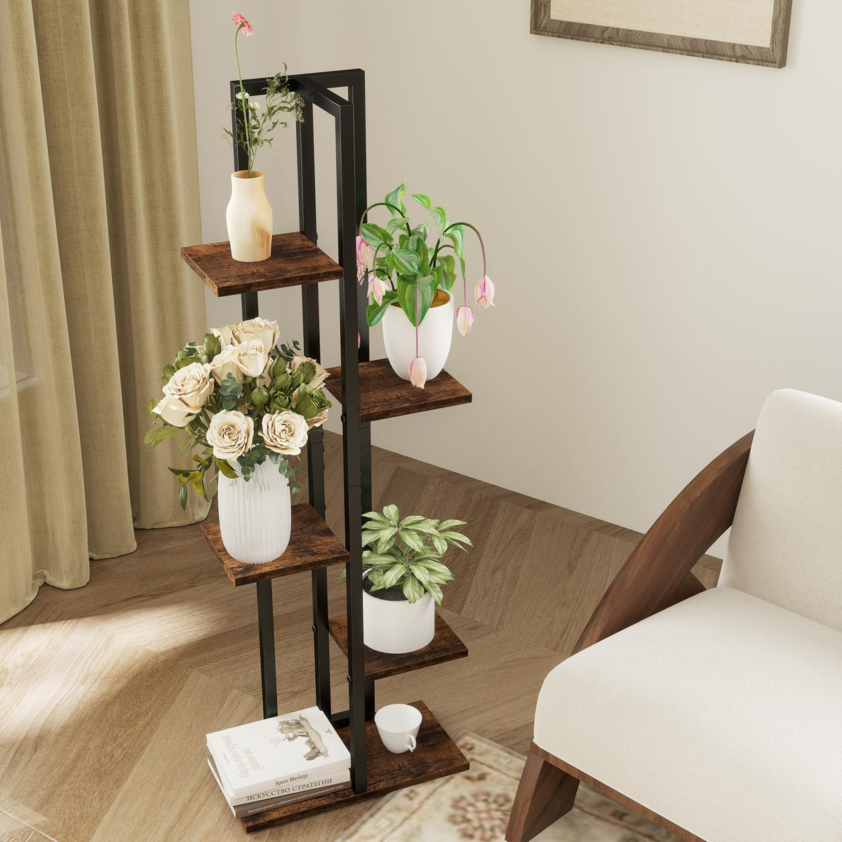 Lucktree 3 PCS Plant Stand Indoor Set