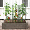 Lucktree 2 in 1 Round Trellis for Climbing Flower Vegetable Fruit