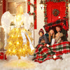 Lucktree 5.2 FT Lighted Angel with Christmas Tree Skirt