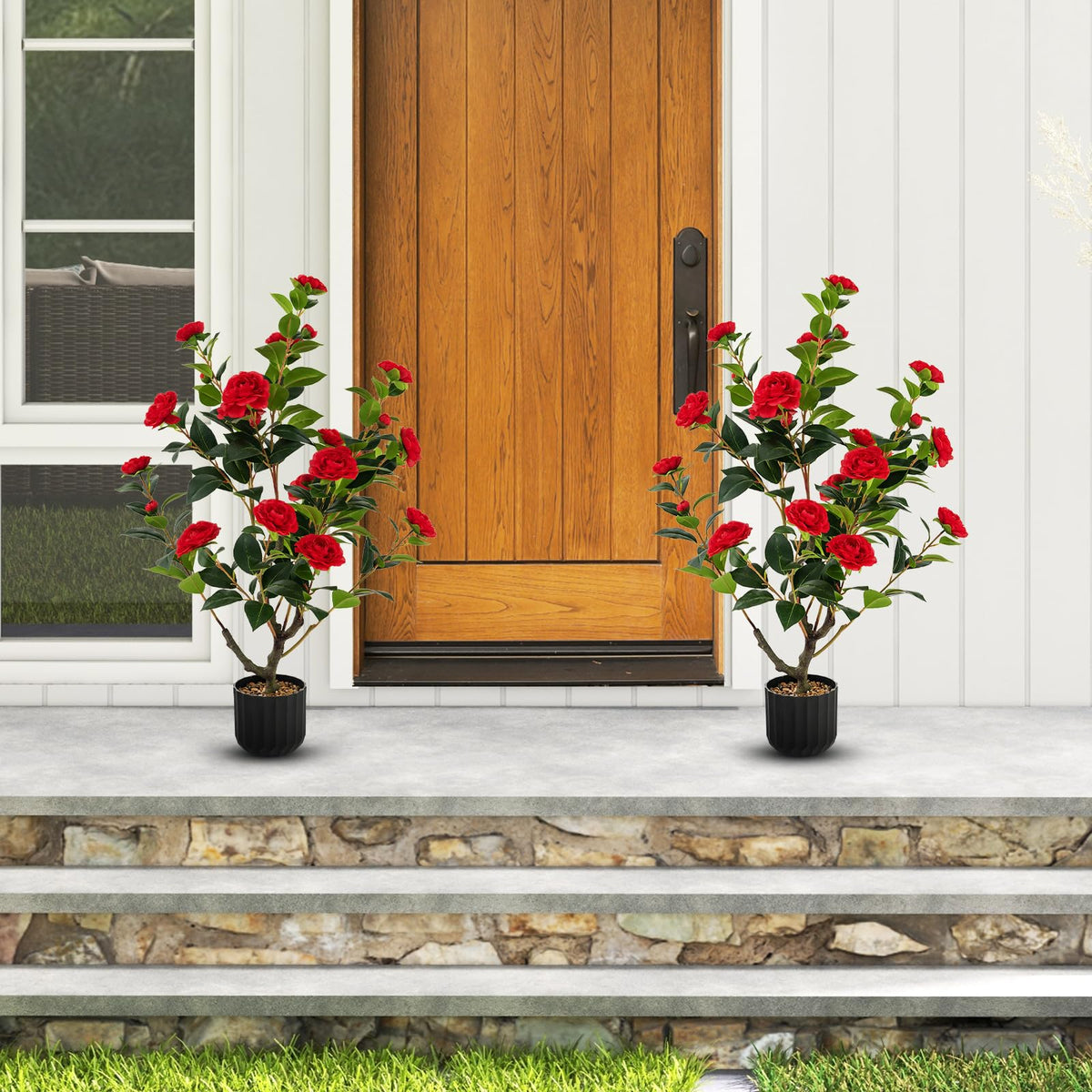 38" Artificial Camellia Tree - Lucktree